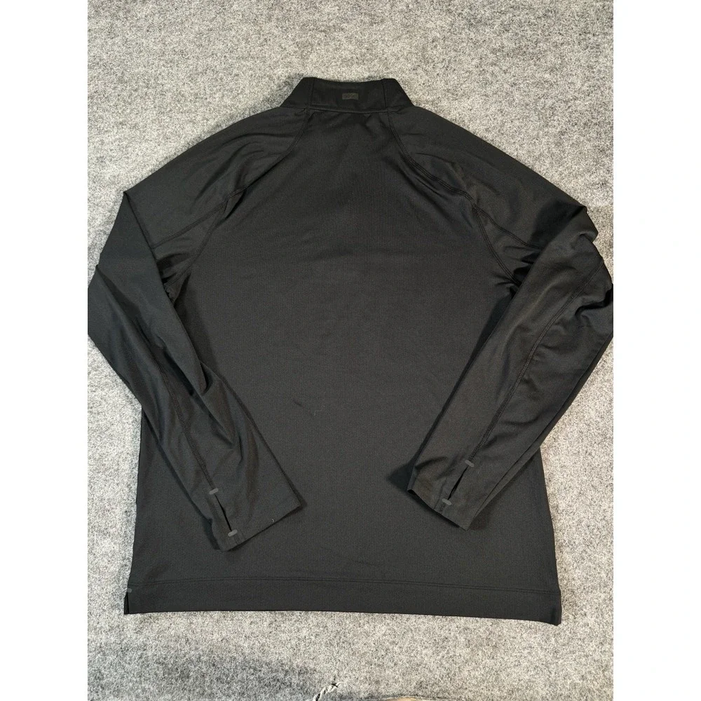 Rhone Men's Large Black 1/4 Zip Performance Pullover Golf Athletic Stretch